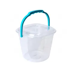 Bucket Aleana Smart with lid 6l Turquoise