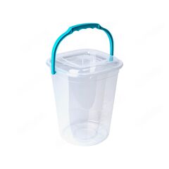 Bucket Aleana Smart with lid 9l Turquoise