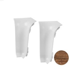Inside corner for plinth VOX PVC Smart Flex BF-5107 oak terra 2 pc.