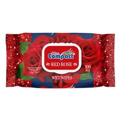 სველი ხელსახოცები Compact Red Rose 100 ც