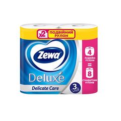 ტუალეტის ქაღალდი Zewa DELUXE 4ც
