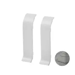 შეერთება პლინტუსის VOX PVC Esquero E-631 მუხა ნაცრისფერი 2 ც.