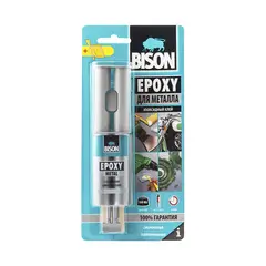 Two-component adhesive Bison 24ml metal