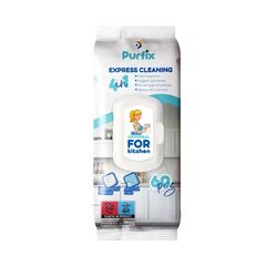 სველი ხელსახოცები Purfix 60 ც სამზარეულოსთვის