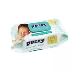 Влажные салфетки POZZY 120шт Ромашка