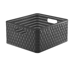 Storage basket Rotho 14l COUNTRY anthracite