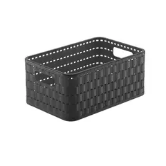 Storage basket Rotho 4L COUNTRY A6+ anthracite