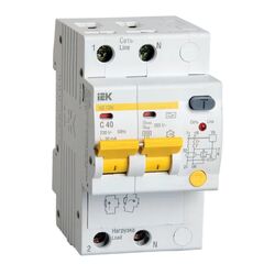 Differential machine AD12M 2R C40 30mA IEK