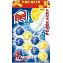 Toilet cleaning cubes Bref active power lemon 2x51g