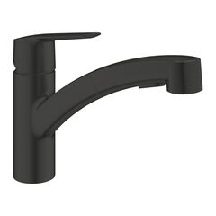 სამზარეულოს ონკანი Grohe Start OHM Black DUAL SPRAY LOW SPOUT 303072431
