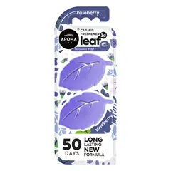 Ароматизатор Aroma Car 3D Leaf Blueberry 13 гр