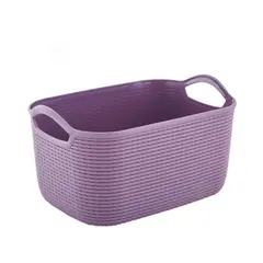 Корзина Aleana "Jute" S сиреневая