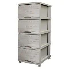 პლასტმასის კომოდი Aleana 45x39x95 სმ