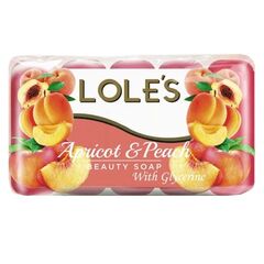 Мыло Lole's Apricot & Peach Beauty 5x60 г, 5 шт