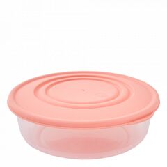 Контейнер для продуктов Aleana круглый 0,55 л прозрачный/абрикосовый