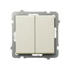 Switch without frame Ospel Sonata ŁP-2R/m/27