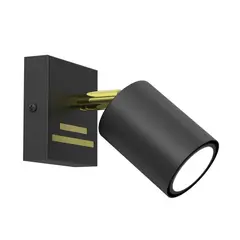 Spot Luminex Striper 1 GU10 metal black gold 4513