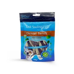 Лакомство для собак PET INTEREST Tail Swingers DENTAL TWIST ROLL говядина 130гр