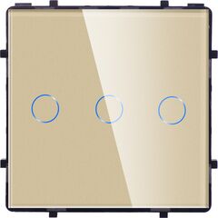 Выключатель без рамки сенсор Socket Elegant Wireless Wi-Fi 3 золото