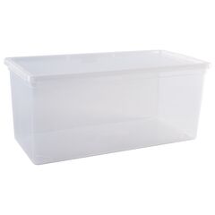 Storage box plastic Aleana LLC EVRO transparent 8 l