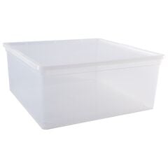Storage box plastic Aleana LLC EVRO transparent 17.5 l