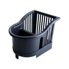 Knife-fork holder Aleana 17x13x14 cm anthracite
