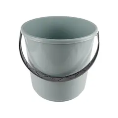 Round bucket Aleana LLC light gray 10 l