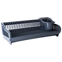 Сушка для посуды Aleana 2 в 1 53x23x19 см антрацит