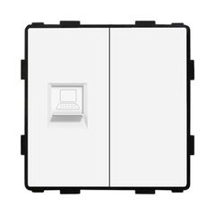 Розетка без рамки Socket Style 1 CAT6 RJ45 Internet белый