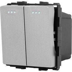 Switch Socket Style 2 2G-2W gray