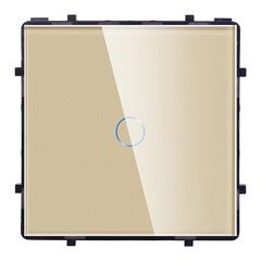 Выключатель без рамки сенсор Socket Elegant Wireless Wi-Fi 1 золото