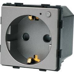 Розетка без рамки Socket Elegant шторки 16A Wireless Wi-Fi серый