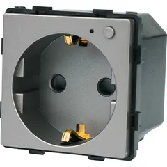 Розетка без рамки Socket Elegant шторки 16A Wireless Wi-Fi серый