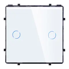 Выключатель без рамки сенсор Socket Elegant Wireless Wi-Fi 2 белый