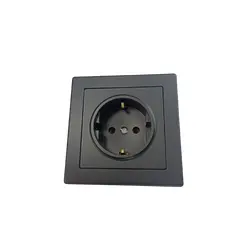 Socket Timex IP20 Jowisz 1 with grounding black