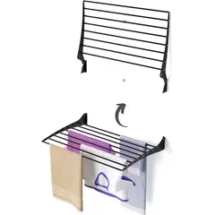 Folding wall dryer Foxy Dry Fold 80 cm black