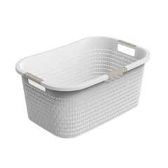 Basket for linen Rotho 40 l COUNTRY white