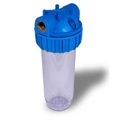 Filter housing Hidrotek 25cm 3/4" brass port PP-10 cartridge