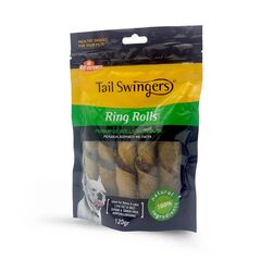 სასუსნავი ძაღლის Flamingo RING ROLLS Tailswingers 120გ
