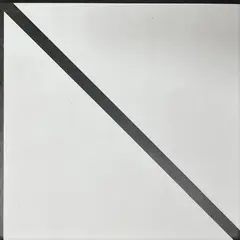 კერამოგრანიტი Mercury White With Black Line 20X20სმ