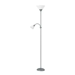 Floor lamp Rabalux 4028 Action 1 E27 60w 1 E14 25w silver