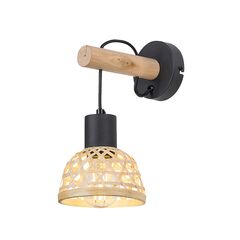 Бра Rabalux 71025 Rattan 1 E27 60w черный дерево