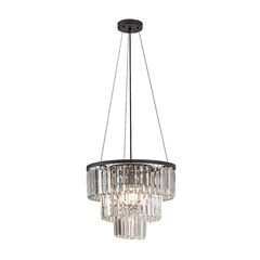 Люстра Rabalux 72265 Eloisa 3 E27 черный серебро
