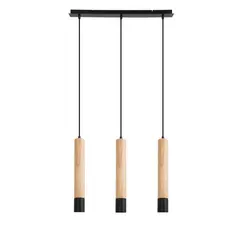 Hanger Rabalux 3 Braulia GU10 3x wood black 72133