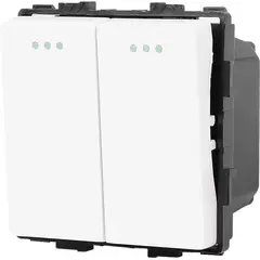 Switch Socket Style 2 2G-2W white
