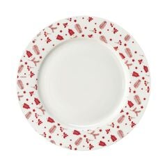 Тарелка десертная DAJAR PINE RED 99322