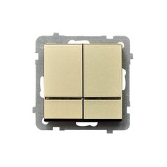 ჩამრთველი ჩარჩოს გარეშე Ospel ŁP-2RS/m/39