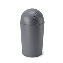 Metal trash bin DAJAR CLASSIC/87459 Gray 5l