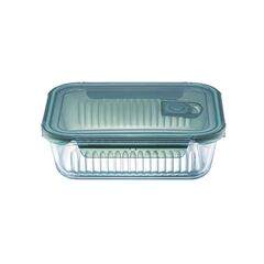 Rectangular glass container DAJAR AMBITION Rillet 640 ml