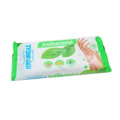 Wet wipes Naturelle antibacterial with plantain extract 48 pc